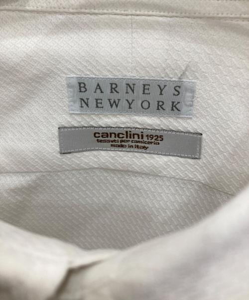 BARNEYS NEWYORK（バーニーズ・ニューヨーク）BARNEYS NEWYORK (バーニーズ・ニューヨーク) ドレスシャツ ホワイト サイズ:Lの古着・服飾アイテム