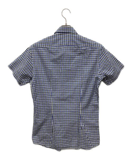 DIESEL Black Gold（ディーゼル ブラック ゴールド）DIESEL BLACK GOLD (ディーゼル ブラック ゴールド) 半袖シャツ ネイビー サイズ:46の古着・服飾アイテム