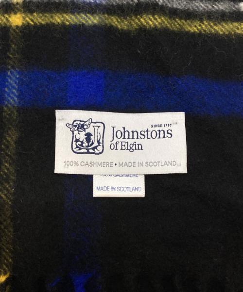 JOHNSTONS OF ELGIN（ジョンストンズオブエルガン）JOHNSTONS OF ELGIN (ジョンストンズオブエルガン) タータンチェックカシミヤマフラー マルチカラーの古着・服飾アイテム