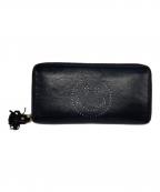 ANYA HINDMARCHアニヤ・ハインドマーチ）の古着「長財布」｜ブラック