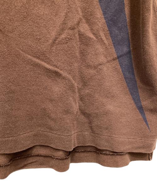 NIKE（ナイキ）NIKE (ナイキ) COMME des GARCONS HOMME DEUX (コムデギャルソン オム ドゥ) ポロシャツ ブラウン サイズ:Mの古着・服飾アイテム