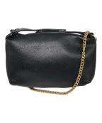 AULENTTIオウレンティ）の古着「チェーンショルダーバッグ」｜ブラック