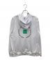 FREELY CIRCLE (フリーリーサークル) LOGO RASH ZIP HOODIE ホワイト サイズ:XL 未使用品：4000円