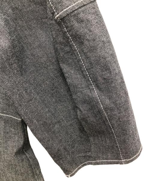 CAPRICIEUX LE'MAGE（カプリシューレマージュ）CAPRICIEUX LE'MAGE (カプリシューレマージュ) パネル切替ステッチワンピース グレー サイズ:FREEの古着・服飾アイテム