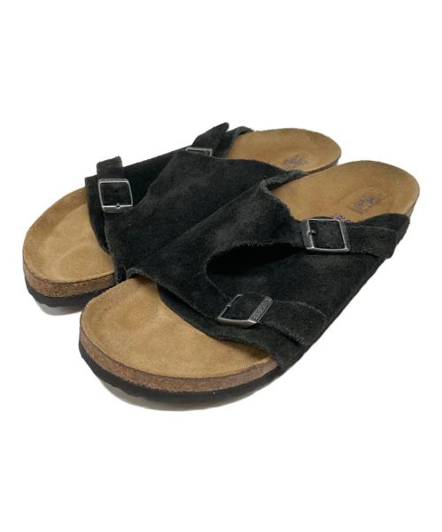 BIRKENSTOCK（ビルケンシュトック）BIRKENSTOCK (ビルケンシュトック) チューリッヒ ソフトフットベッド サンダル ブラック サイズ:26cmの古着・服飾アイテム