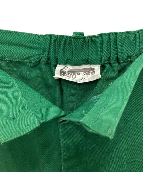 INDUSTRIAL STARTER（インダストリアル スターター）INDUSTRIAL STARTER (インダストリアル スターター) ワークパンツ グリーン サイズ:Mの古着・服飾アイテム