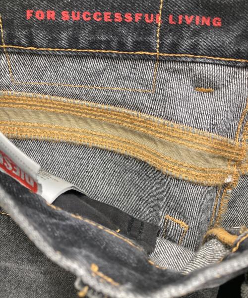 DIESEL（ディーゼル）DIESEL (ディーゼル) D-MAND-FS straight jeans ブラック サイズ:W28の古着・服飾アイテム