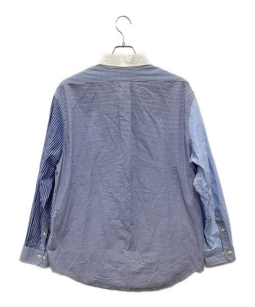 BROOKS BROTHERS（ブルックスブラザーズ）BROOKS BROTHERS (ブルックスブラザーズ) シアサッカーボタンダウンシャツ ブルー サイズ:XLの古着・服飾アイテム