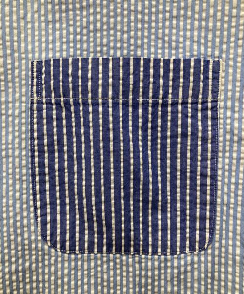 BROOKS BROTHERS（ブルックスブラザーズ）BROOKS BROTHERS (ブルックスブラザーズ) シアサッカーボタンダウンシャツ ブルー サイズ:XLの古着・服飾アイテム