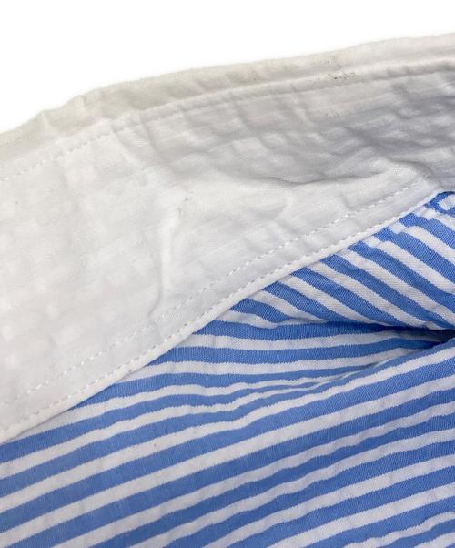 BROOKS BROTHERS（ブルックスブラザーズ）BROOKS BROTHERS (ブルックスブラザーズ) シアサッカーボタンダウンシャツ ブルー サイズ:XLの古着・服飾アイテム