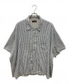 J.S HOMESTEADジャーナルスタンダード ホームステッド）の古着「S/Sリネン混シャツ」｜ブルー