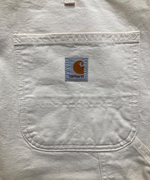 CarHartt（カーハート）CarHartt (カーハート) B04 Drill Double-Front Work Dungaree/B04 ダブルニー ドリル ワーク ダンガリー アイボリー サイズ:38×32の古着・服飾アイテム