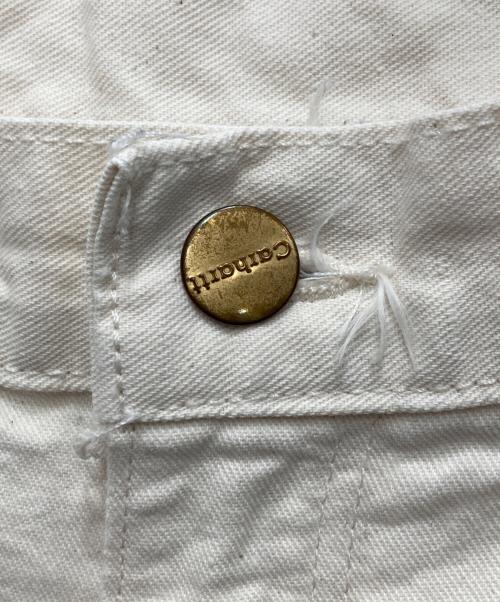 CarHartt（カーハート）CarHartt (カーハート) B04 Drill Double-Front Work Dungaree/B04 ダブルニー ドリル ワーク ダンガリー アイボリー サイズ:38×32の古着・服飾アイテム