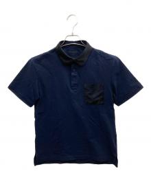 BLACK LABEL CRESTBRIDGE（ブラックレーベル クレストブリッジ）の古着「半袖ポロシャツ」｜ネイビー