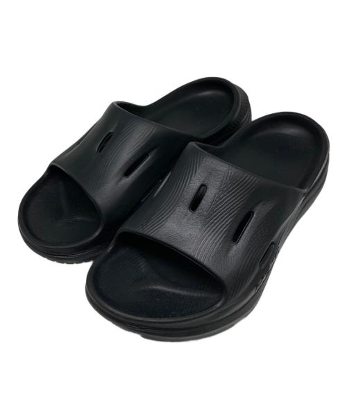 HOKAONEONE（ホカオネオネ）HOKAONEONE (ホカオネオネ) ORA RECOVERY SLIDE 3 ブラック サイズ:M7、W9の古着・服飾アイテム