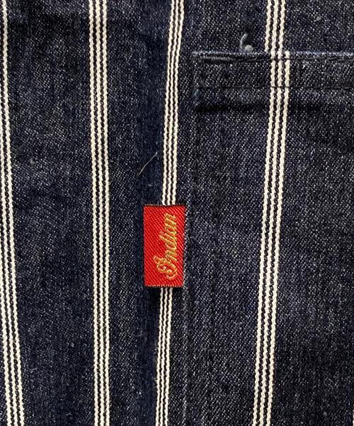 INDIAN MOTORCYCLE（インディアンモーターサイクル）INDIAN MOTORCYCLE (インディアンモーターサイクル) オーバーオール ブルー サイズ:34の古着・服飾アイテム