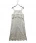 STRATA (エストラータ) エンブロイダリースカラップキャミソールワンピース ホワイト サイズ:Free：10000円
