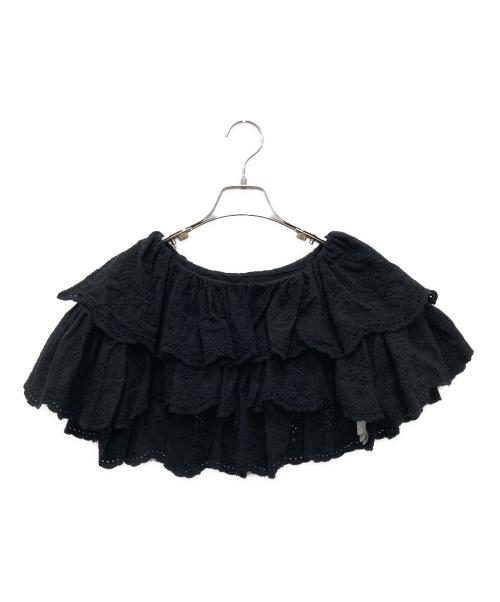 GALLARDA GALANTE（ガリャルダガランテ）GALLARDA GALANTE (ガリャルダガランテ) ティアードエンブロイダリーボレロ ブラック サイズ:Freeの古着・服飾アイテム