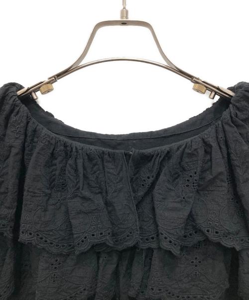 GALLARDA GALANTE（ガリャルダガランテ）GALLARDA GALANTE (ガリャルダガランテ) ティアードエンブロイダリーボレロ ブラック サイズ:Freeの古着・服飾アイテム