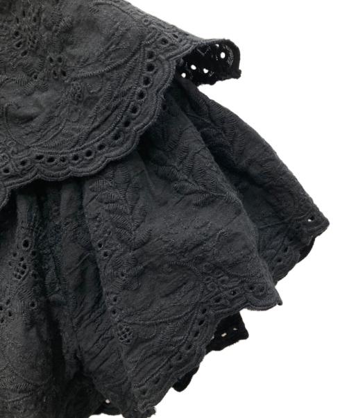 GALLARDA GALANTE（ガリャルダガランテ）GALLARDA GALANTE (ガリャルダガランテ) ティアードエンブロイダリーボレロ ブラック サイズ:Freeの古着・服飾アイテム