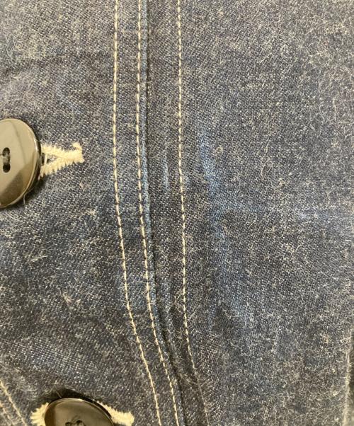 BUZZ RICKSON'S（バズリクソンズ）BUZZ RICKSON'S (バズリクソンズ) U.S. NAVY DENIM GAS PROTECTIVE PARKA/U.S. ネイビー デニム ガス プロテクティブ パーカ ブルー サイズ:XSの古着・服飾アイテム