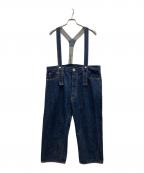 orSlow×BEAMSオアスロウ×ビームス）の古着「102BB別注デニムサロペット」｜ブルー