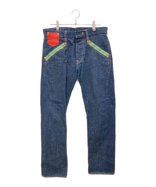 EVISU（エヴィス）EVISU (エヴィス) 9055 PHILIP GOSSデニムパンツ ブルー サイズ:81cm (W32)の古着・服飾アイテム