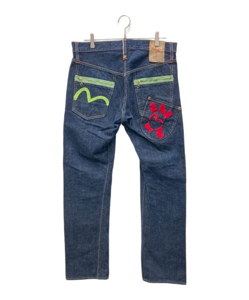 EVISU（エヴィス）EVISU (エヴィス) 9055 PHILIP GOSSデニムパンツ ブルー サイズ:81cm (W32)の古着・服飾アイテム