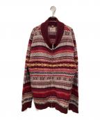 Schottショット）の古着「ニットジャケット」｜ボルドー