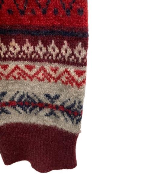 Schott（ショット）Schott (ショット) ニットジャケット ボルドー サイズ:XXLの古着・服飾アイテム