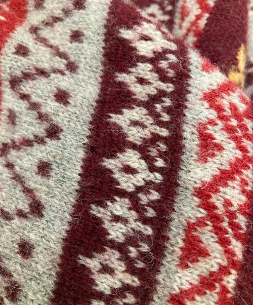 Schott（ショット）Schott (ショット) ニットジャケット ボルドー サイズ:XXLの古着・服飾アイテム