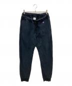 Championチャンピオン）の古着「リバースウィーブスウェットパンツ」｜ブラック