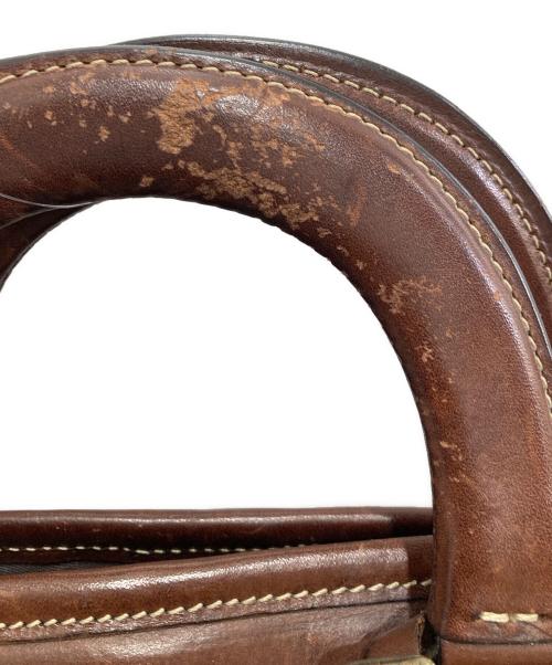 PORTER（ポーター）PORTER (ポーター) ナイロンレザーハンドバッグ ブラウンの古着・服飾アイテム