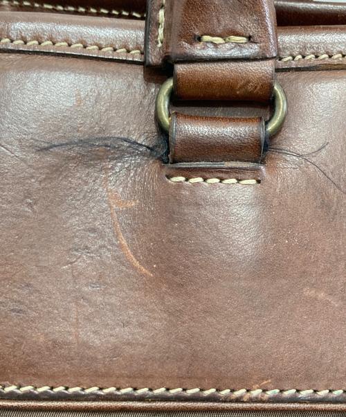 PORTER（ポーター）PORTER (ポーター) ナイロンレザーハンドバッグ ブラウンの古着・服飾アイテム