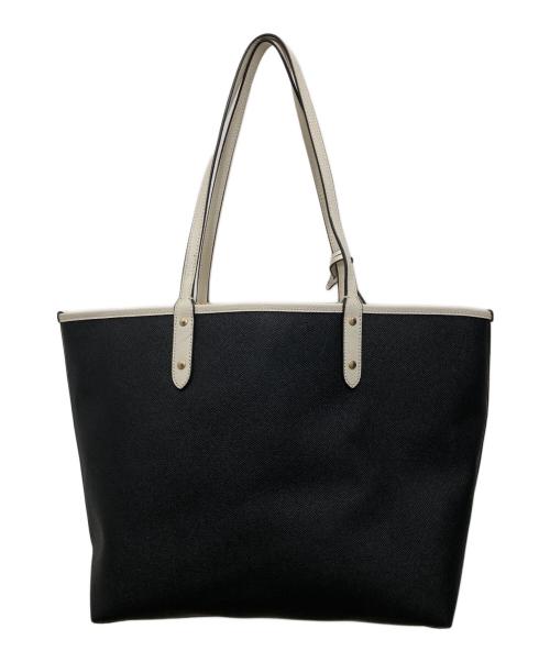 COACH（コーチ）COACH (コーチ) リバーシブルトートバック ブラック×ピンクの古着・服飾アイテム