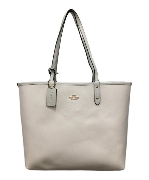 COACH（コーチ）COACH (コーチ) リバーシブルトートバック ブラック×ピンクの古着・服飾アイテム