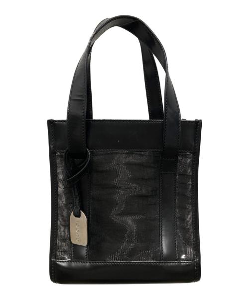 GUCCI（グッチ）GUCCI (グッチ) メッシュバッグ ブラックの古着・服飾アイテム