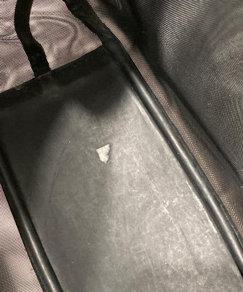 GUCCI（グッチ）GUCCI (グッチ) バンブーハンドルメッシュハンドバッグ ブラックの古着・服飾アイテム