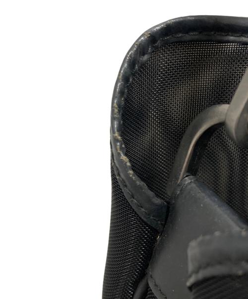 GUCCI（グッチ）GUCCI (グッチ) バンブーハンドルメッシュハンドバッグ ブラックの古着・服飾アイテム