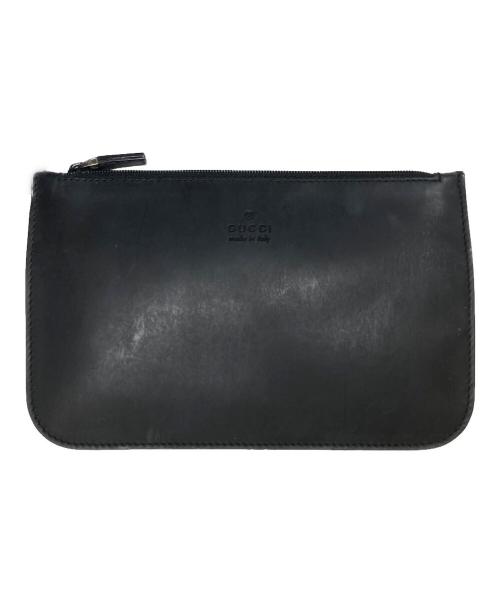 GUCCI（グッチ）GUCCI (グッチ) バンブーハンドルメッシュハンドバッグ ブラックの古着・服飾アイテム