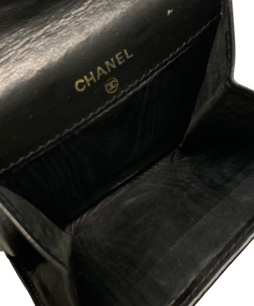 CHANEL（シャネル）CHANEL (シャネル) コインケース ブラックの古着・服飾アイテム