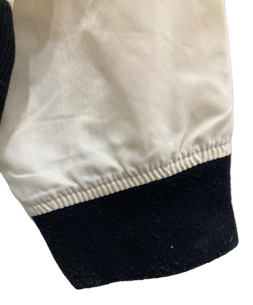 HARLEY-DAVIDSON（ハーレーダビッドソン）HARLEY-DAVIDSON (ハーレーダビッドソン) ブルゾン ホワイト×ブラック サイズ:Mの古着・服飾アイテム