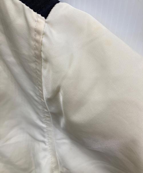 HARLEY-DAVIDSON（ハーレーダビッドソン）HARLEY-DAVIDSON (ハーレーダビッドソン) ブルゾン ホワイト×ブラック サイズ:Mの古着・服飾アイテム