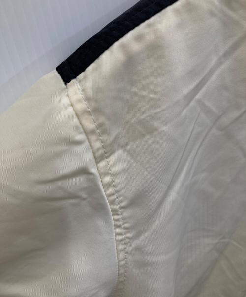 HARLEY-DAVIDSON（ハーレーダビッドソン）HARLEY-DAVIDSON (ハーレーダビッドソン) ブルゾン ホワイト×ブラック サイズ:Mの古着・服飾アイテム