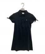LACOSTEラコステ）の古着「ポロワンピース」｜ブラック