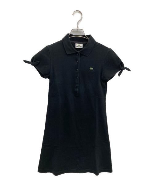 LACOSTE（ラコステ）LACOSTE (ラコステ) ポロワンピース ブラック サイズ:40の古着・服飾アイテム