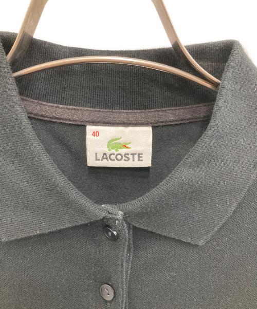 LACOSTE（ラコステ）LACOSTE (ラコステ) ポロワンピース ブラック サイズ:40の古着・服飾アイテム