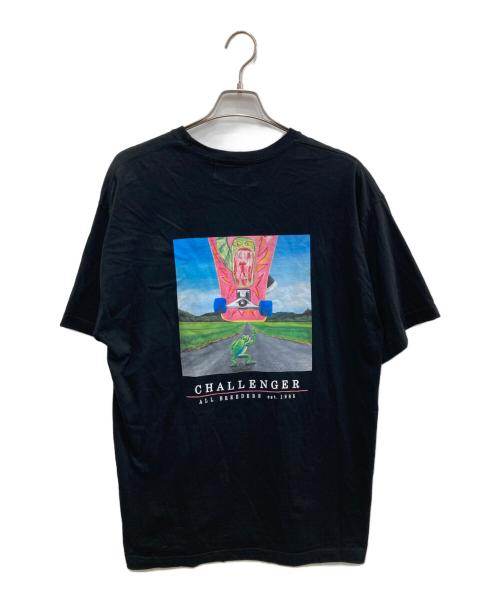 CHALLENGER（チャレンジャー）CHALLENGER (チャレンジャー) プリントカットソー ブラック サイズ:XXLの古着・服飾アイテム