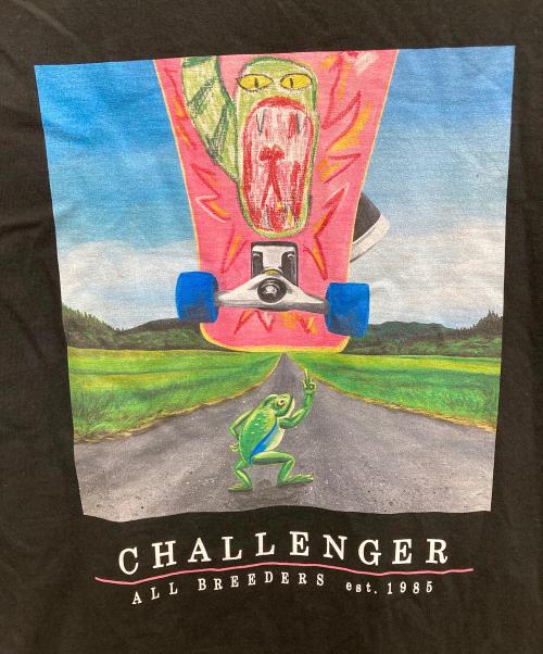 CHALLENGER（チャレンジャー）CHALLENGER (チャレンジャー) プリントカットソー ブラック サイズ:XXLの古着・服飾アイテム