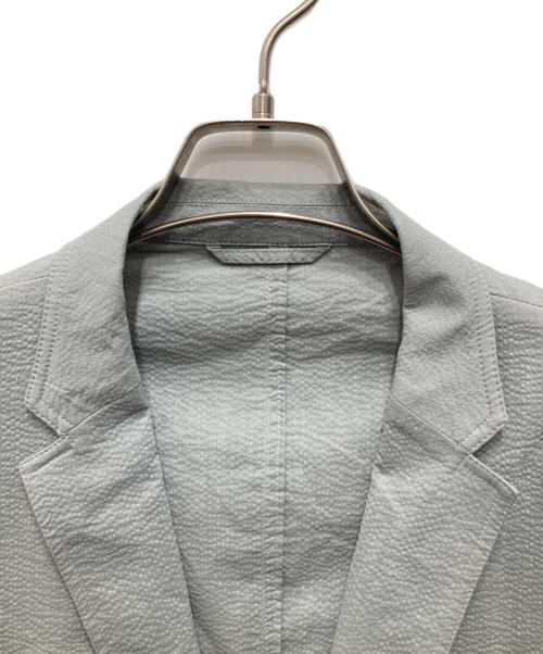 JOSEPH HOMME（ジョゼフ オム）JOSEPH HOMME (ジョゼフ オム) シアサッカーテーラードジャケット グレー サイズ:48の古着・服飾アイテム